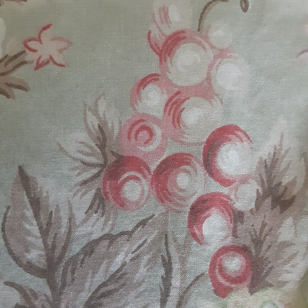 Vintage Ralph Lauren Home "Charlottee Sage" Twin Flat Sheet Romantic - Picture 2 of 7